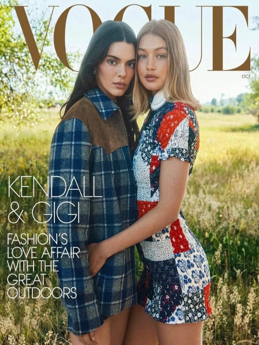 KENDALL JENNER GIGI HADID - Vogue USA Magazine - October 2025