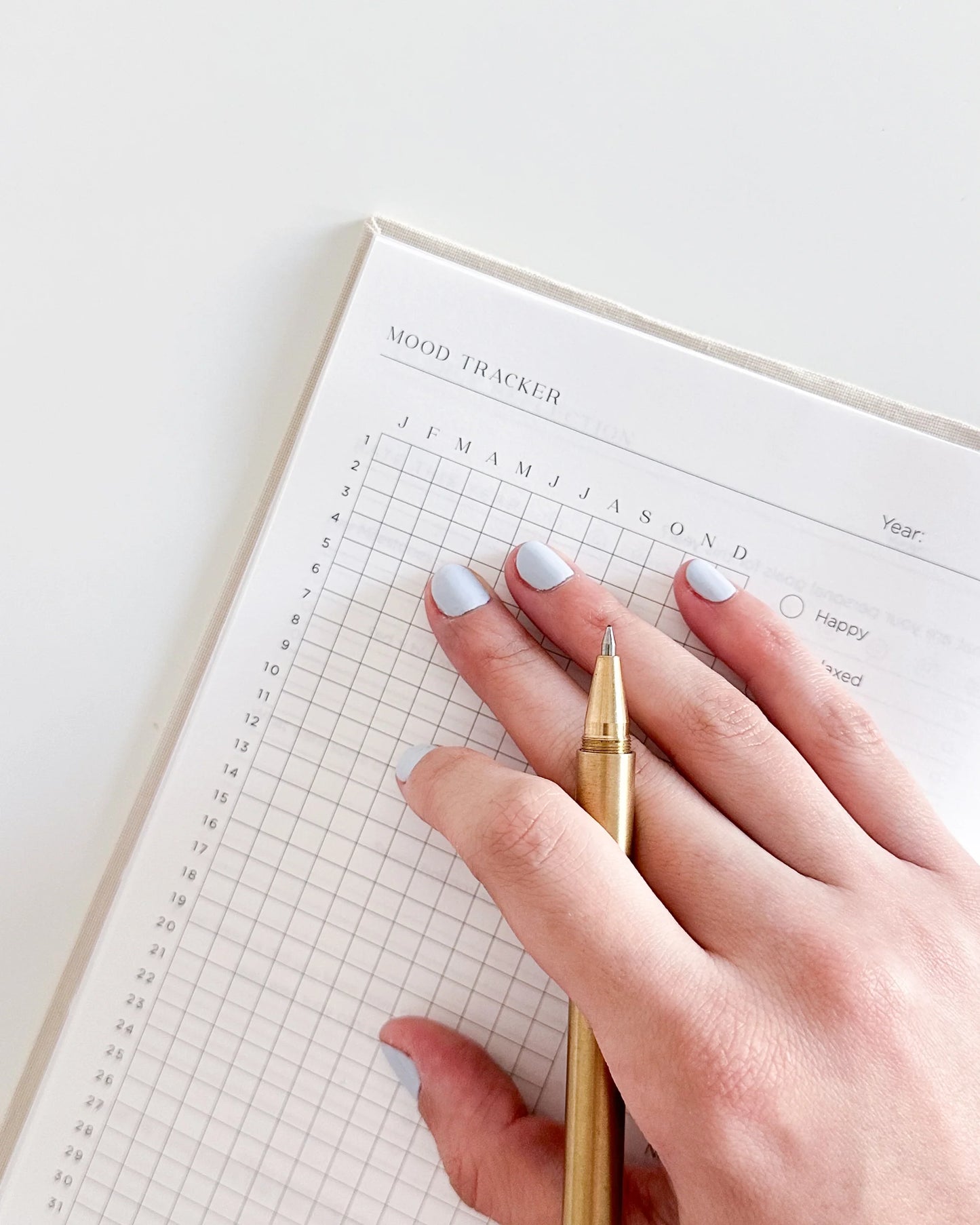 Bloo Garden Embroidered 2026 Yearly Planner - Undated