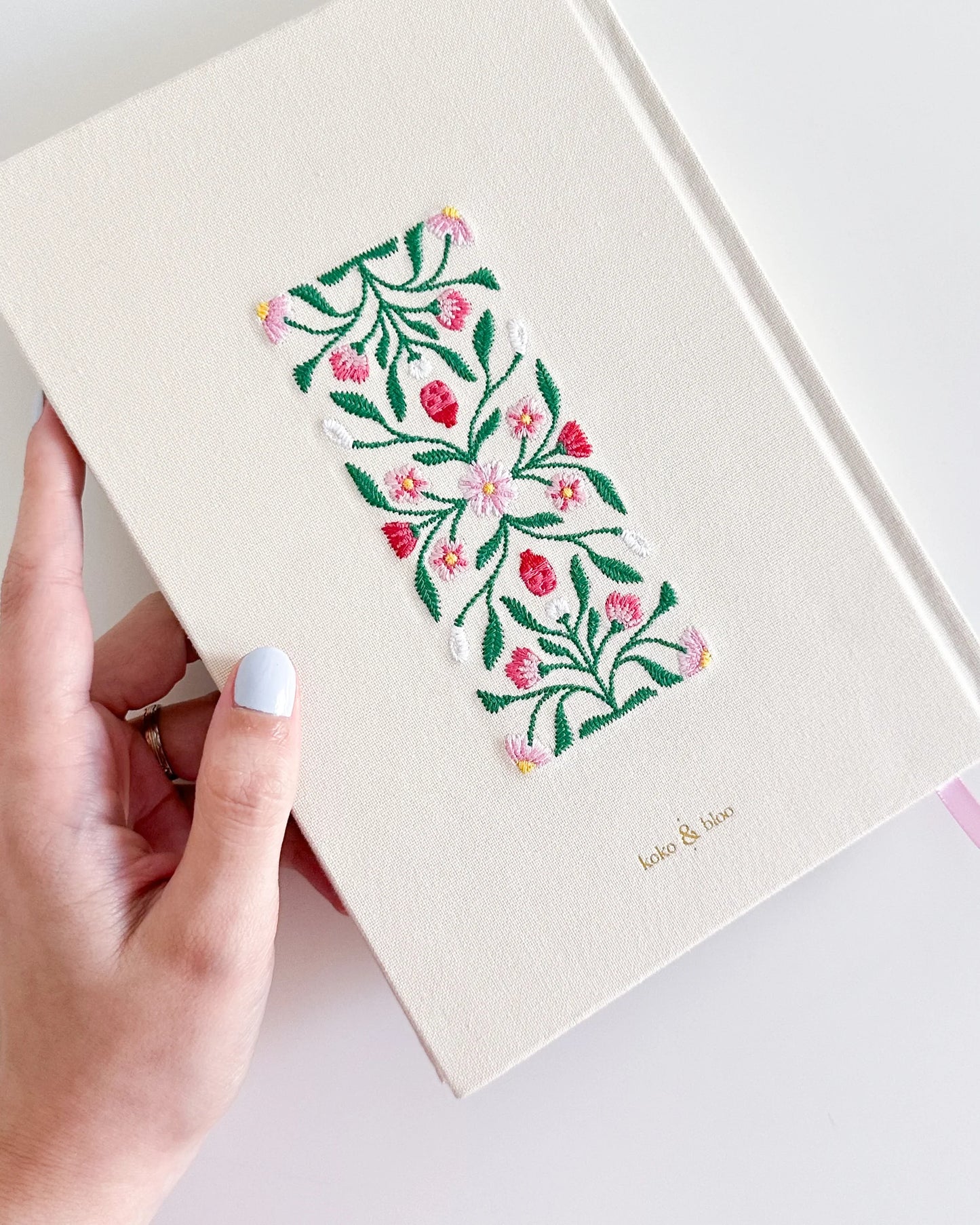 Bloo Garden Embroidered 2026 Yearly Planner - Undated