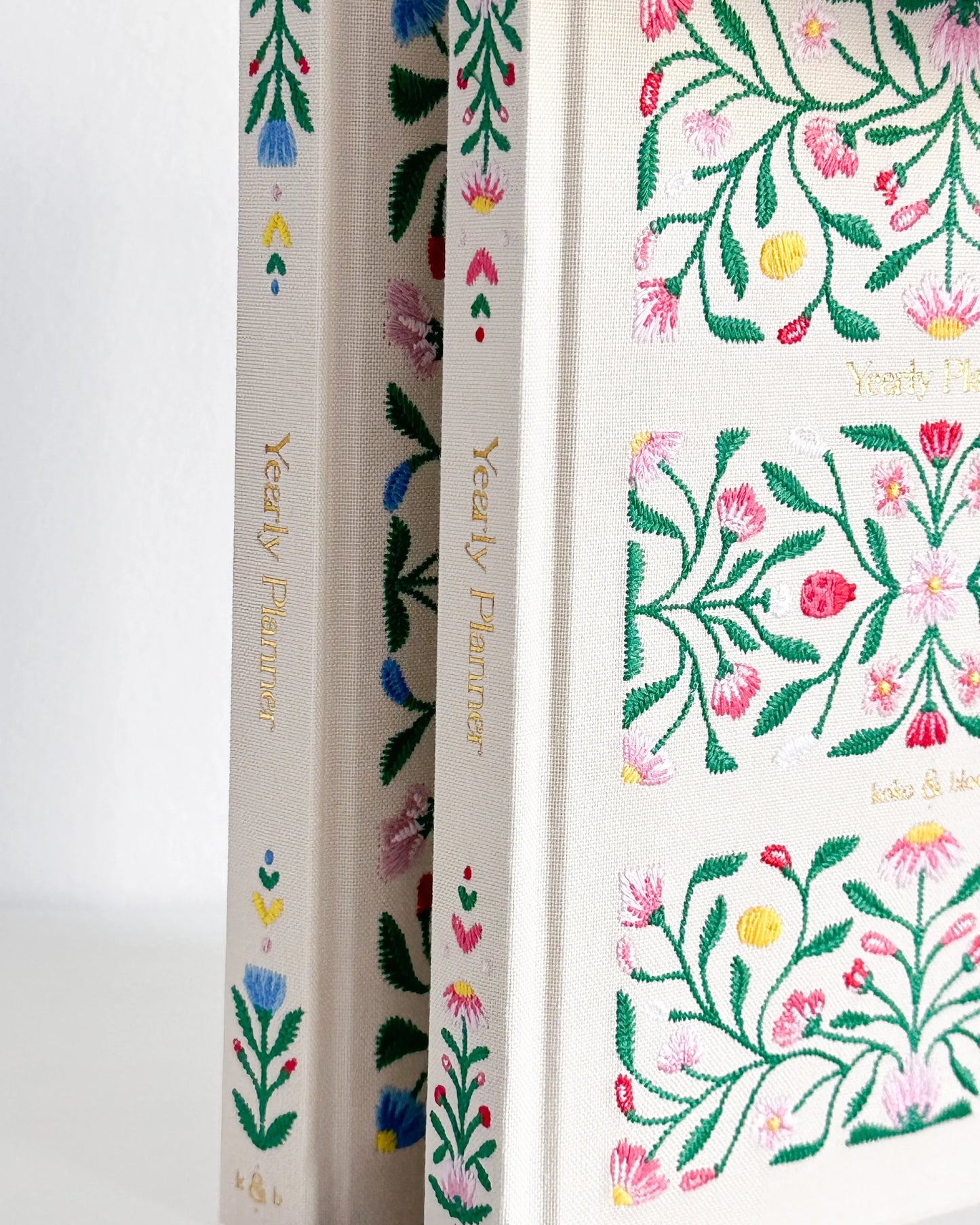 Bloo Garden Embroidered 2026 Yearly Planner - Undated