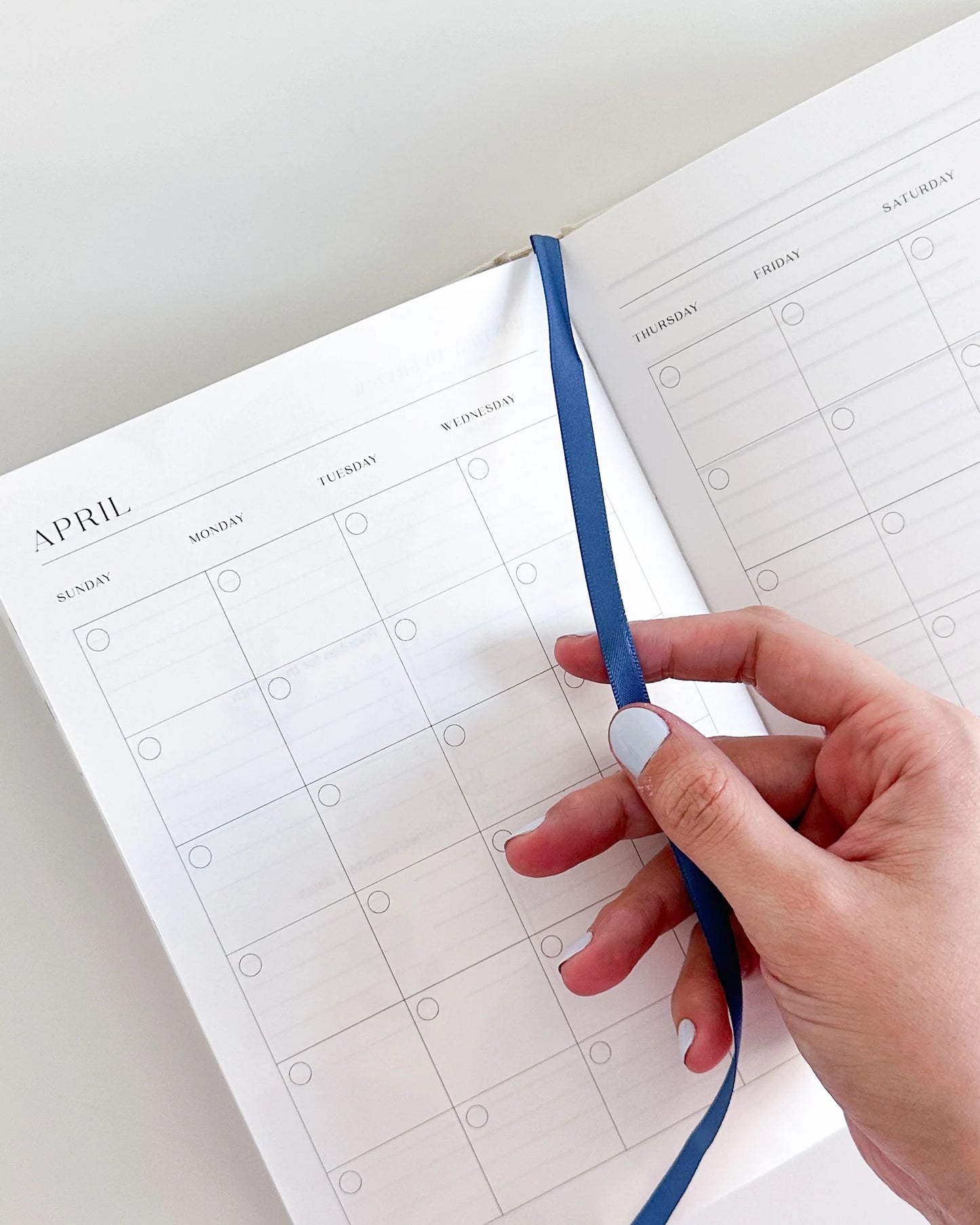 Bloo Garden Embroidered 2026 Yearly Planner - Undated