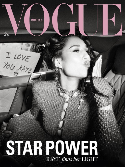 BRITISH Vogue UK Magazine October 2025 - Raye